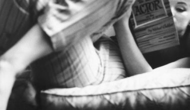 new york march 1955: actress marilyn monroe reads the book "to the actor: on the technique of acting" by michael chekhov in a quiet moment at the ambassador hotel in march 1955 in new york city, new york. (photo by ed feingersh/michael ochs archives/getty images)