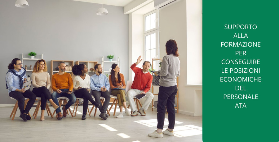 Al via il servizio di supporto alla formazione per conseguire le posizioni economiche per il personale ATA