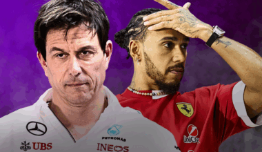 toto wolff, lewis hamilton, mercedes, ferrari, graphic