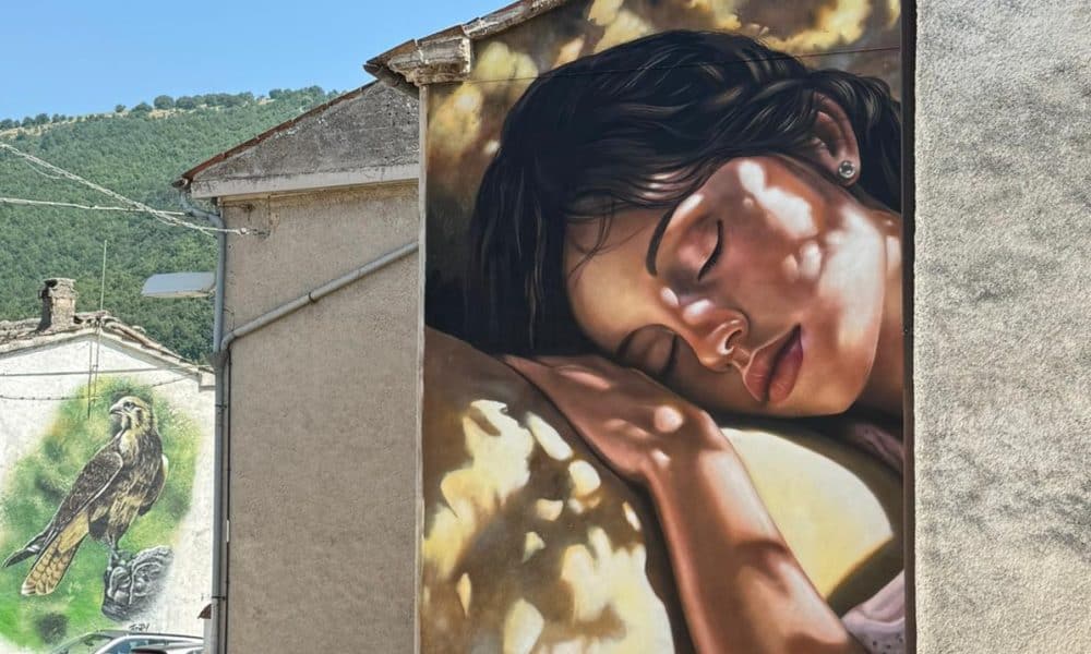 Fabriano / Cacciano, il "Sogno" dello street artist jesino Federico Zenobi