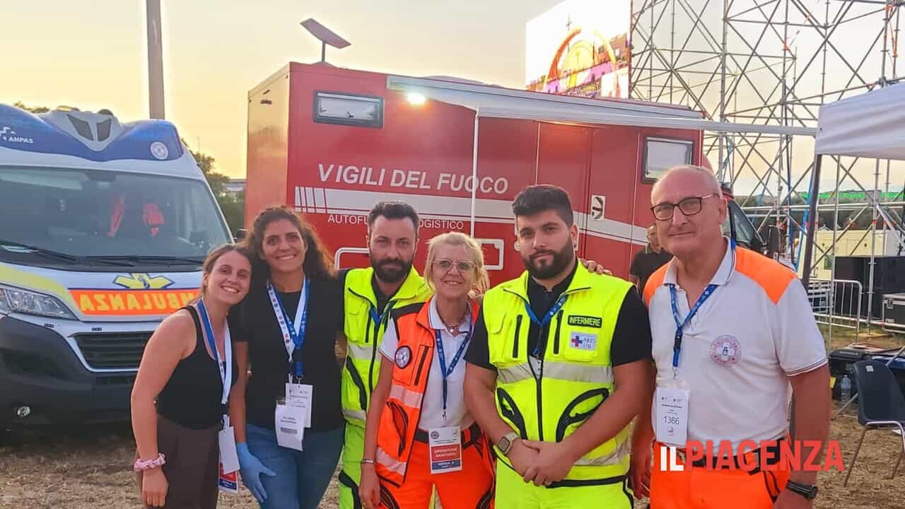 Volontari di Croce Bianca e Pa San Giorgio al Giubileo dei Giovani