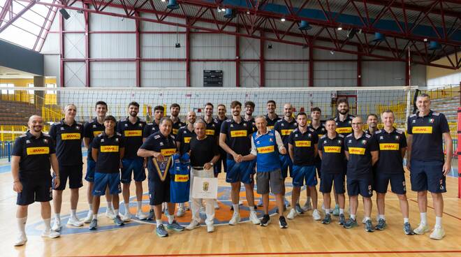 Nazionale Pallavolo in ritiro a Cervia