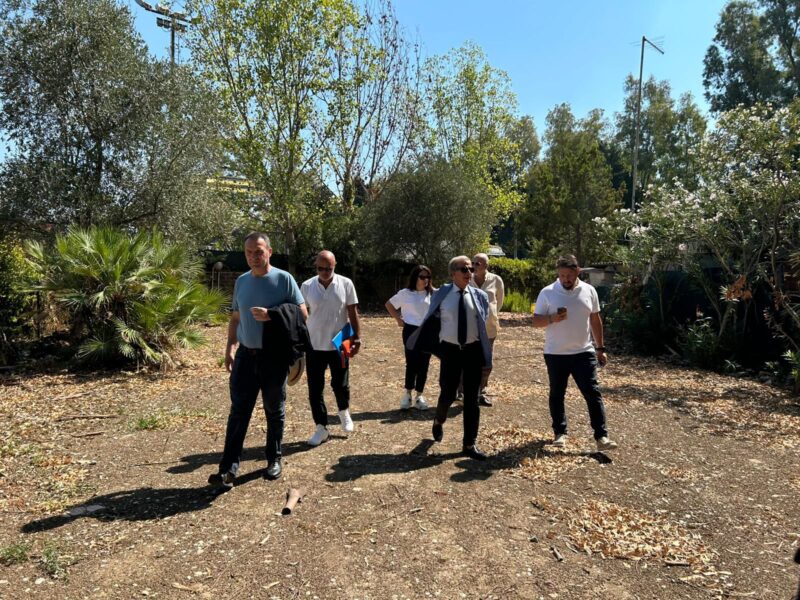 Santa Marinella, sopralluogo dell’assessore regionale Ghera alla Polisportiva di Santa Severa