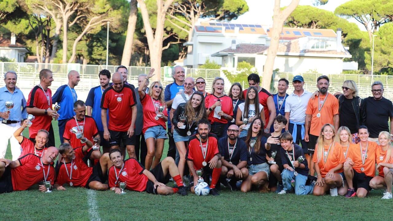 la squadra di Simona Ventura vince i 'Giochi nella Città Giardino'