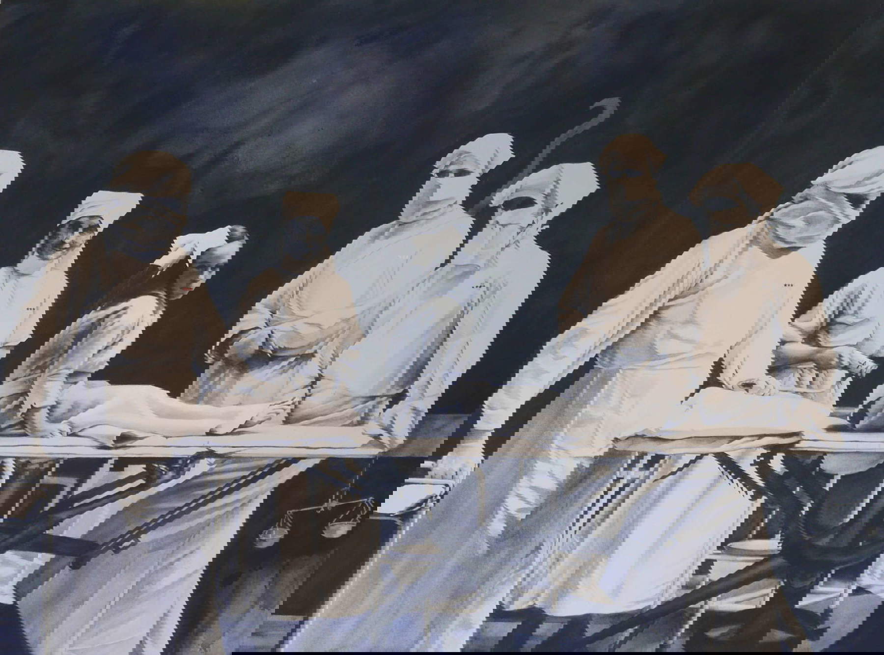 Giulia Andreani, Il ratto di Europa (2016; acrilico su tela, 150 x 200 cm). Foto: DR