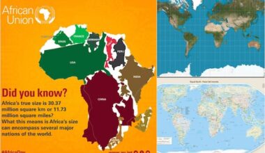 Africa, i Paesi chiedono di correggere la mappa del mondo: le motivazioni dietro la richiesta