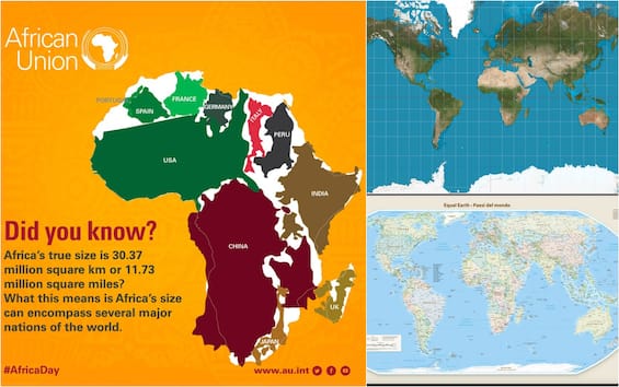 Africa, i Paesi chiedono di correggere la mappa del mondo: le motivazioni dietro la richiesta