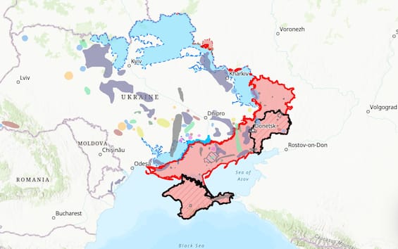 Vertice Trump-Putin, i territori conquistati e quelli che la Russia vuole prendersi: la mappa