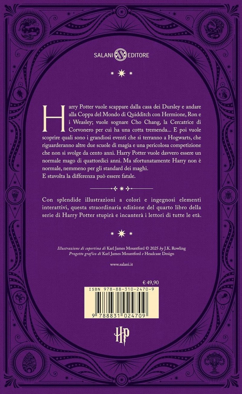 Harry Potter e il Calice di Fuoco - retro edizione interattiva