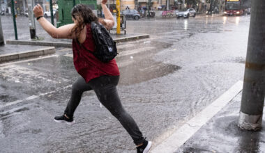 Meteo a Roma e nel Lazio, scatta l'allerta anche per grandinate e forti raffiche di vento