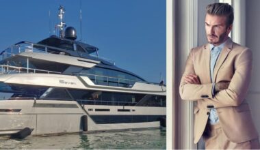Vacanze toscane per David Beckham. L’ex calciatore (col suo mega yacht) avvistato a Cala Galera