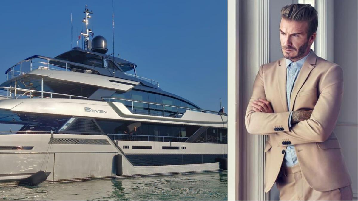 Vacanze toscane per David Beckham. L’ex calciatore (col suo mega yacht) avvistato a Cala Galera