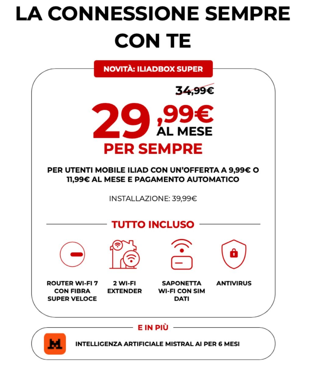 Iliad lancia le offerte TOP con valanga di GB in Italia ed Europa - macitynet.it Iliad lancia le offerte TOP con valanga di GB in Italia ed Europa - macitynet.it