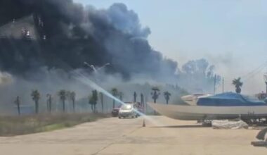Incendio a Fiumicino 16 agosto 2025