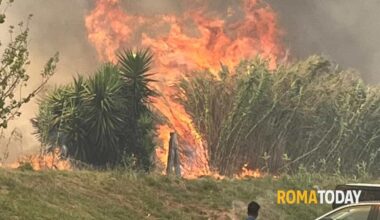 Incendi a Roma oggi giovedì 28 agosto 2025