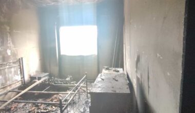 appartamento in fiamme in via Pietro Marchisio