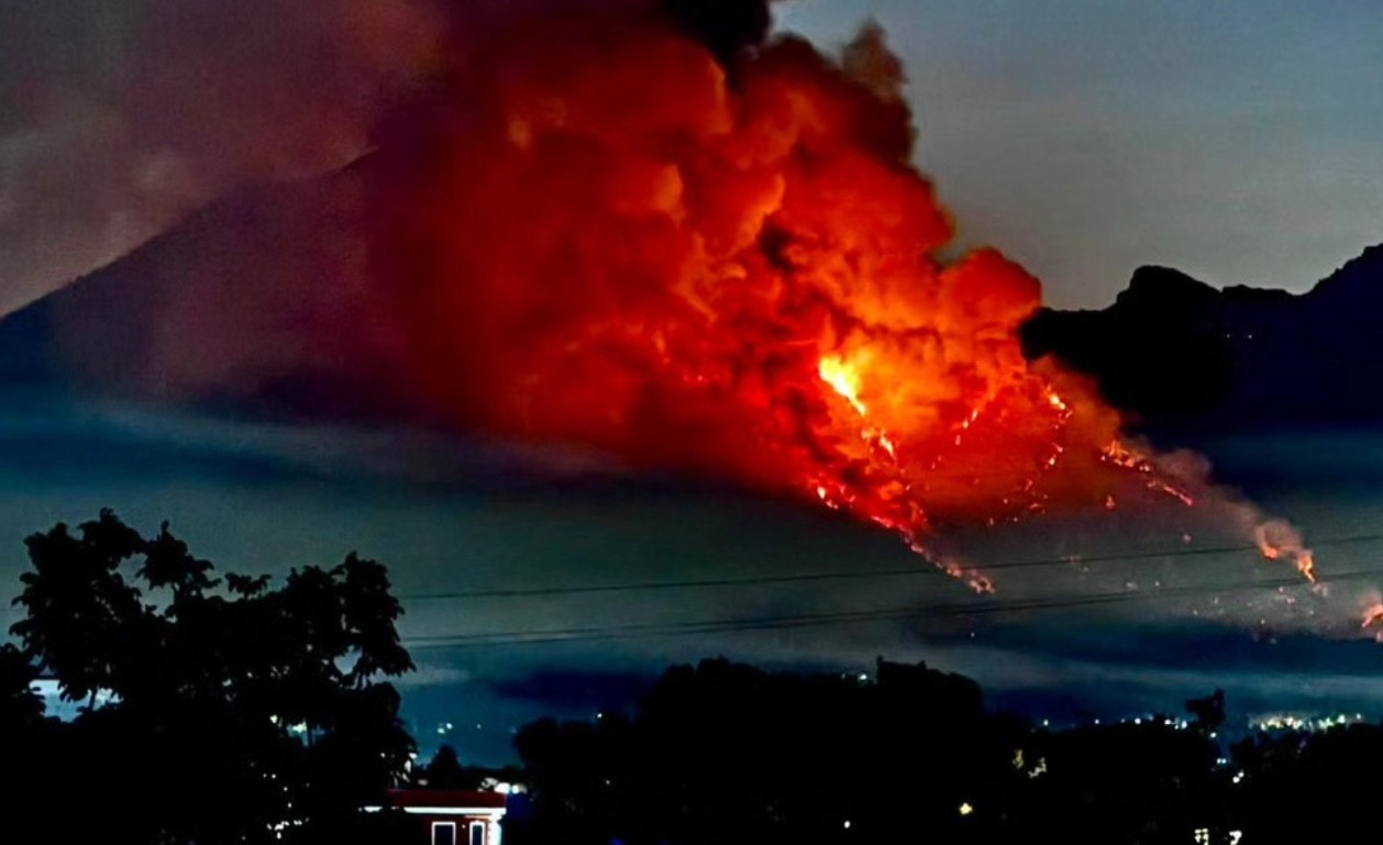 Incenidio sul vesuvio