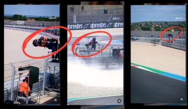 MotoGP 2025. GP di Ungheria. Per quei pochi che non l'hanno visto, ecco l'incidente di Pedro Acosta, la moto finisce a pochi cm dal cameraman [VIDEO] - MotoGP