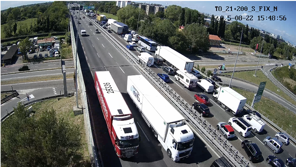 Incidente stradale in tangenziale a Milano