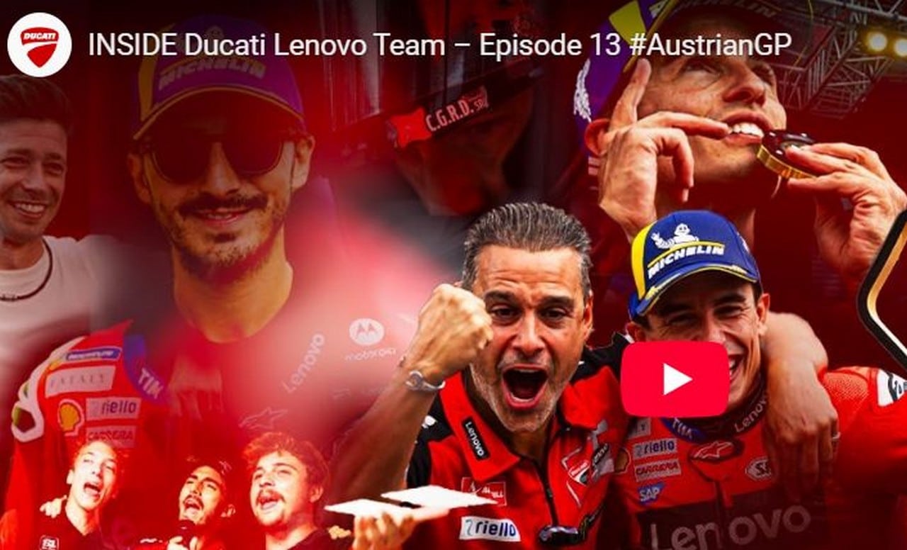 Inside Ducati episodio 13: Gp Austria [VIDEO]