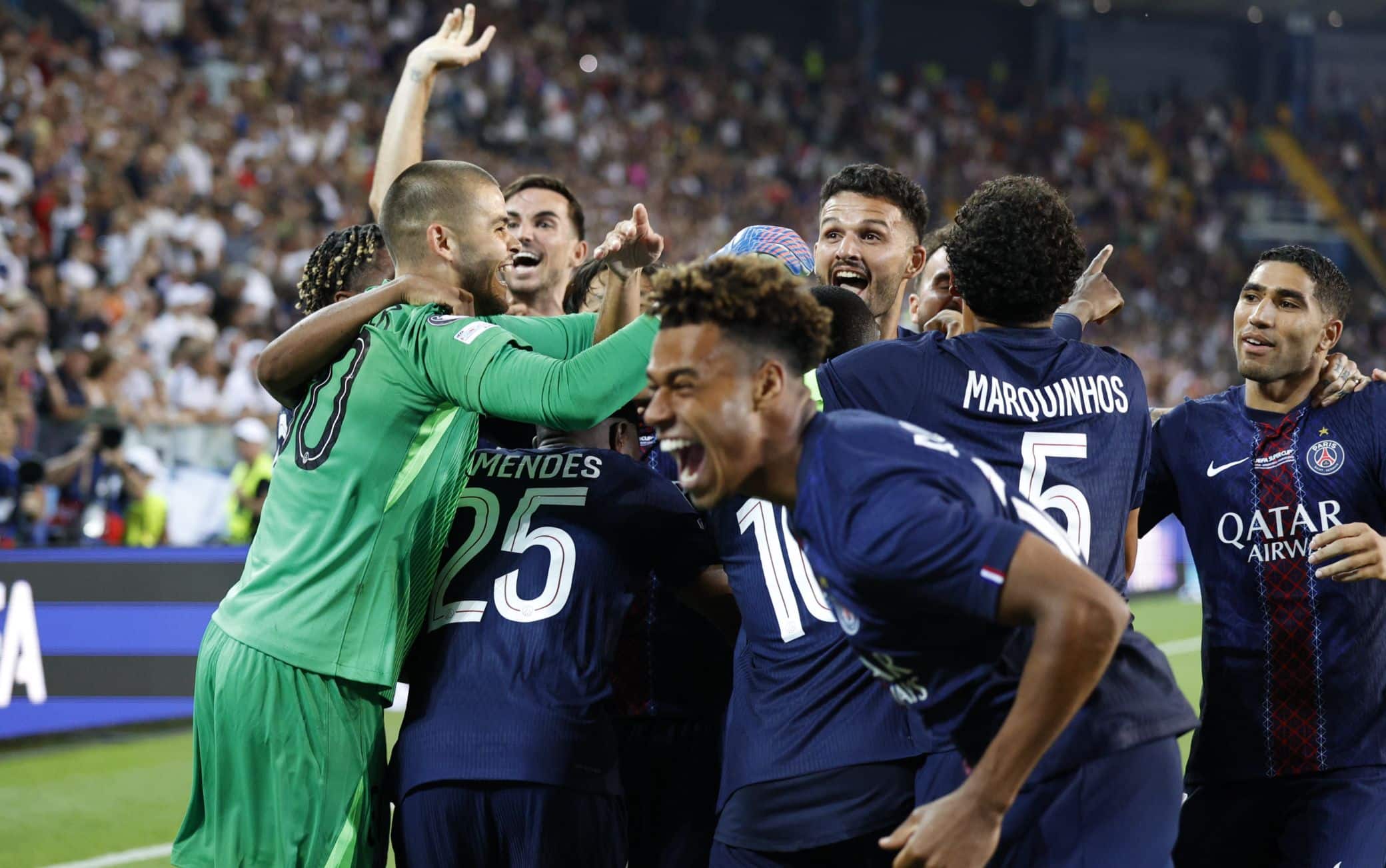 Supercoppa al Psg dopo una folle rimonta