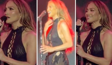 Jennifer Lopez e il grillo che le è saltato addosso sul palco di Almaty. VIDEO I Sky TG24