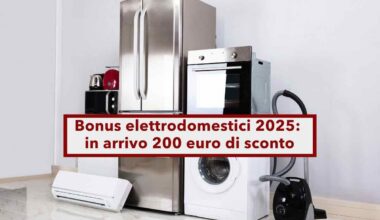 Bonus elettrodomestici 2025, fino a 200 euro di sconto: ecco per quali elettrodomestici, come funziona e requisiti