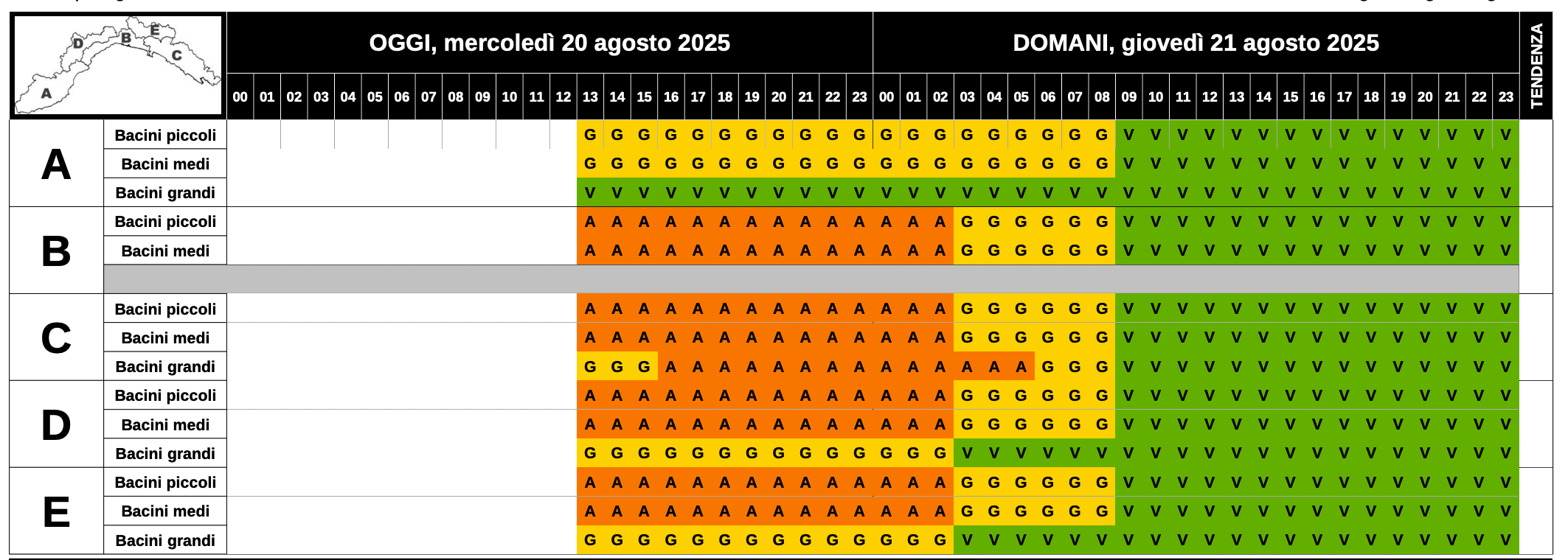 L'allerta meteo prorogata-2