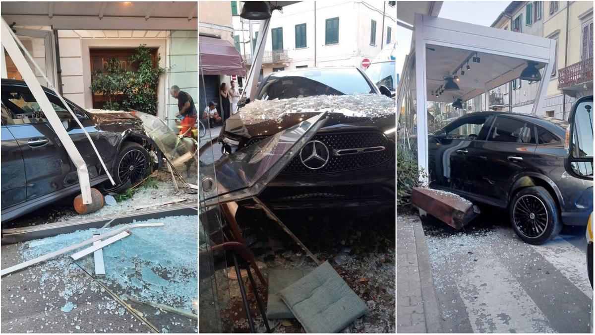 Una tragedia sfiorata. Viareggio, auto irrompe nel gazebo del noto ristorante. Diversi feriti