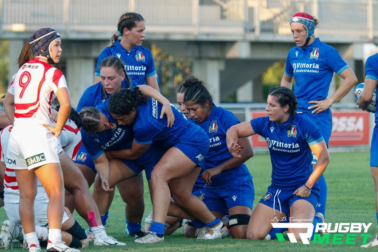 le Azzurre battono il Giappone 33-15