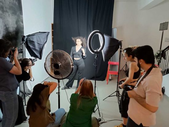 Lo studio della Scuola di Fotografia Click! aps 