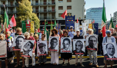la commemorazione della strage di piazzale Loreto
