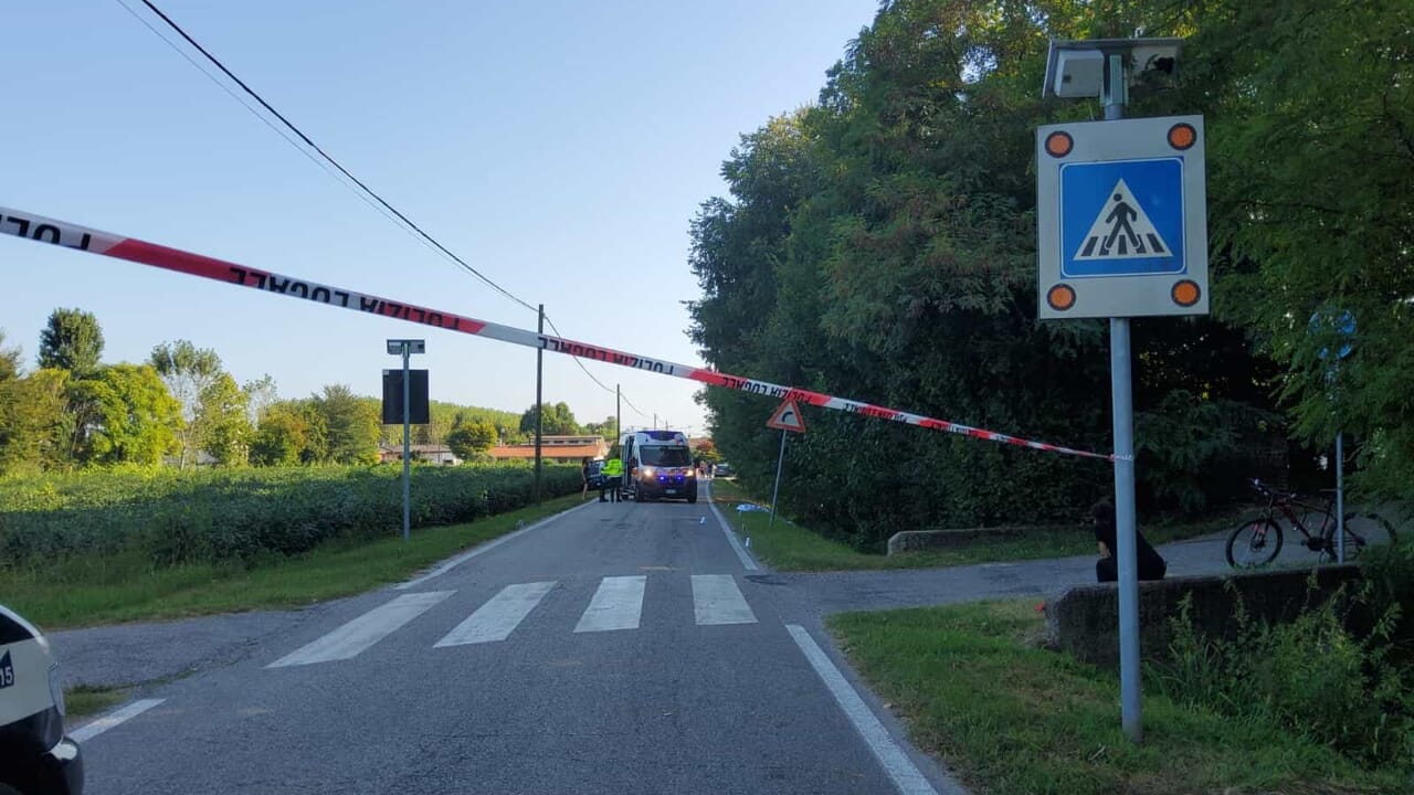 Quindicenne falciato da un'auto: il dramma a Loreggia