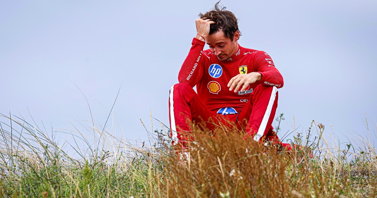 le foto di Leclerc disperato