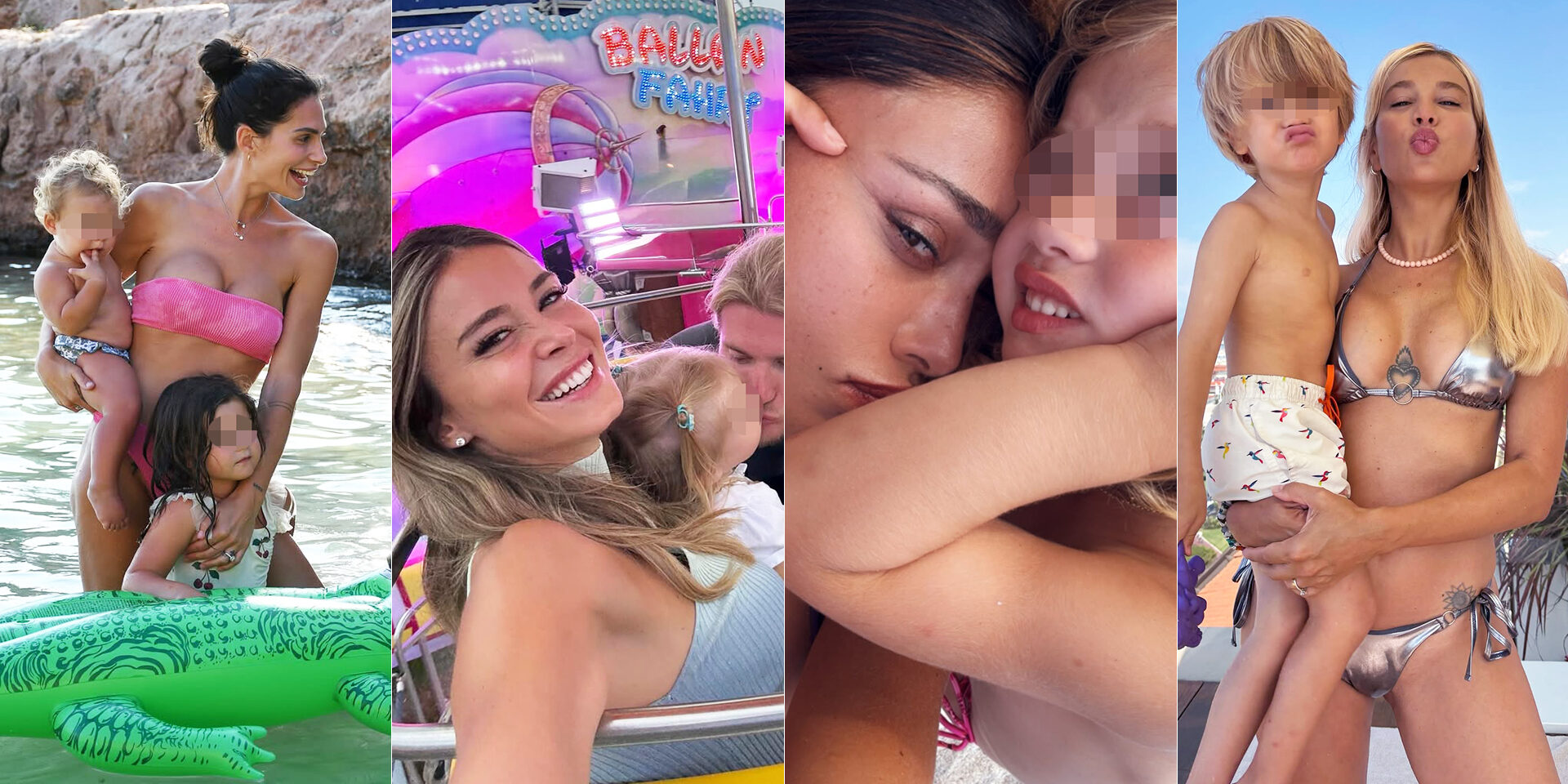 Estate vip all’insegna della famiglia: da Belen Rodriguez a Diletta Leotta