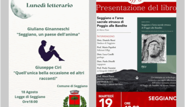 A Seggiano due pomeriggi letterari per tre libri