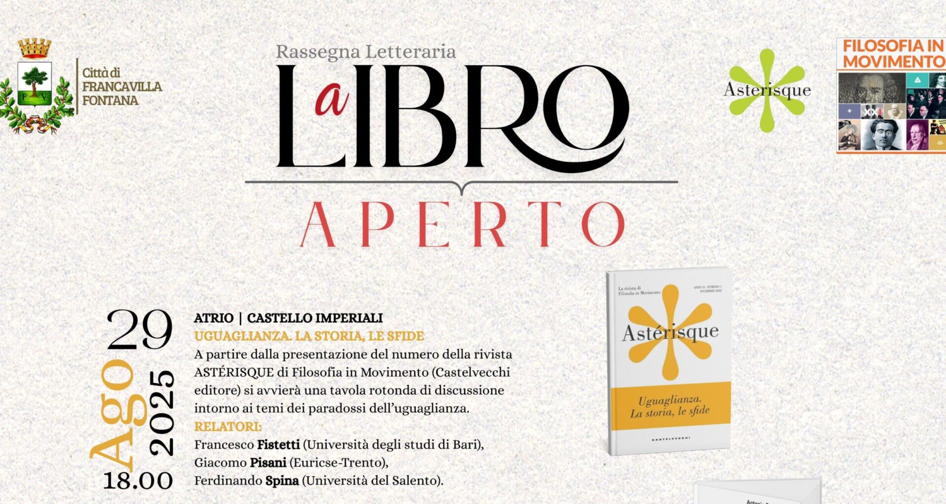 Francavilla Fontana: A libro aperto