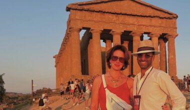 Lynn Collins in visita alla Valle dei Templi: lo scatto su Instagram