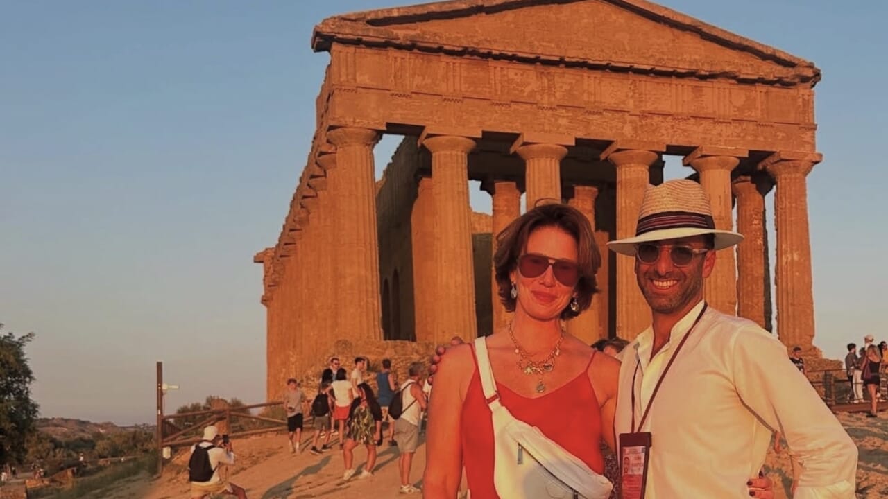 Lynn Collins in visita alla Valle dei Templi: lo scatto su Instagram