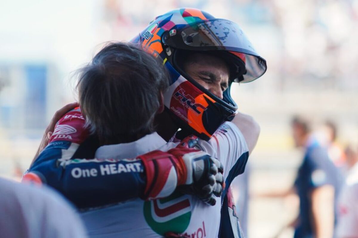 Luca Marini dopo il quinto posto in Ungheria