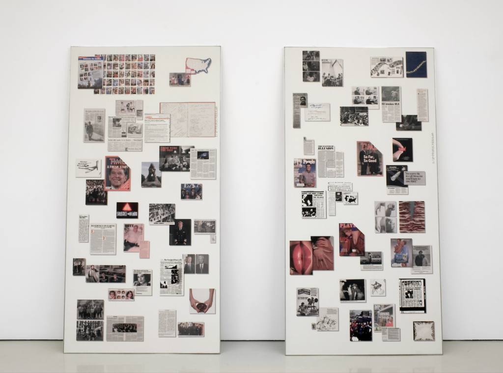 Matt Keegan, AMERICAMERICA excerpt #1 and #2, Collection of Solomon R. Guggenheim Museum, New York Purchased with funds contributed by the Young Collectors Council, 2009