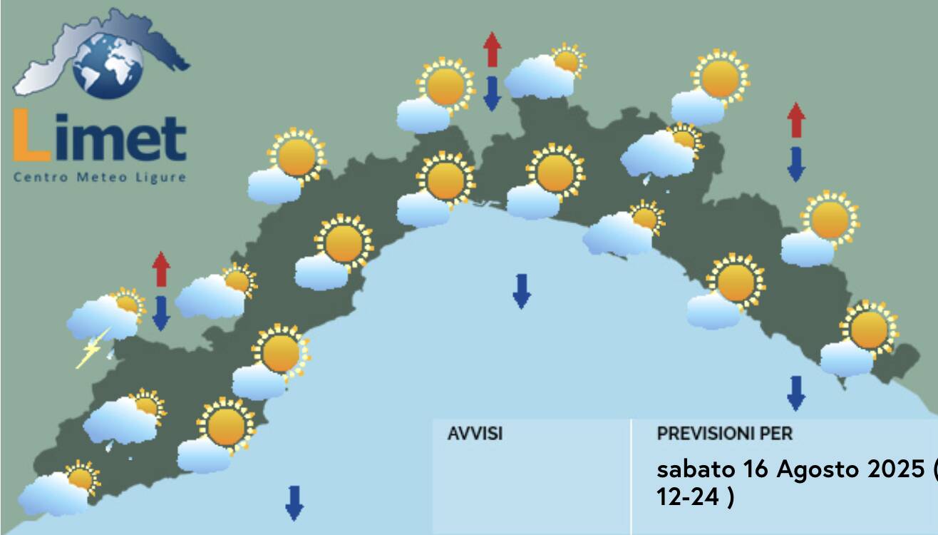 meteo 16 agosto