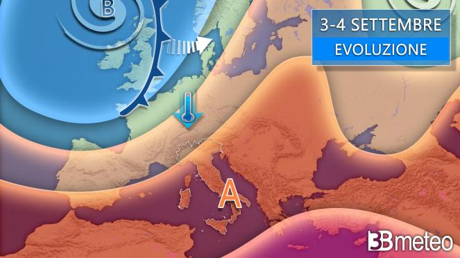 Meteo 3-4 settembre