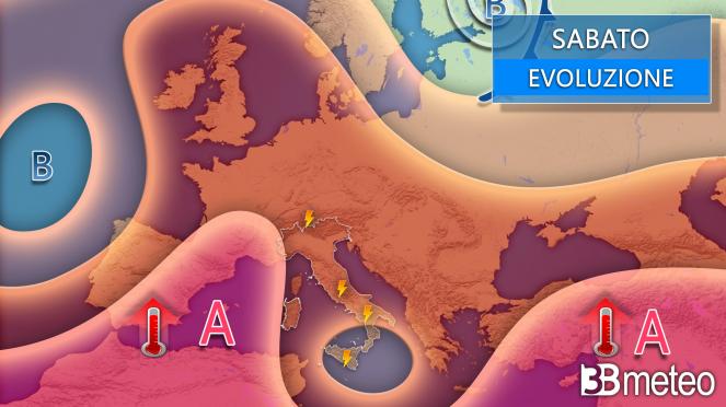 Meteo sabato