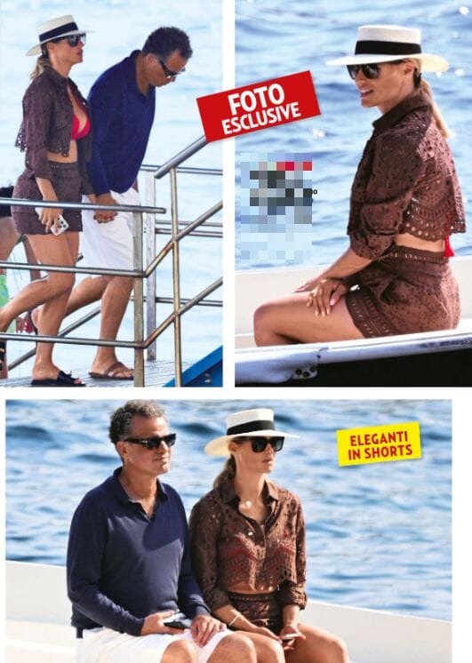 Michelle Hunziker e Nino Tronchetti Provera nelle foto sul settimanale Gente-2