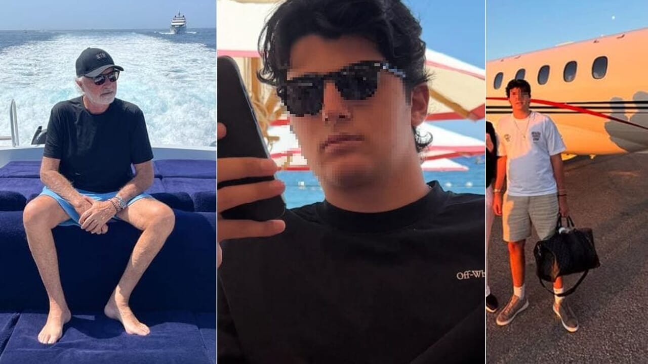 Nathan Falco 'spedito' al collegio svizzero. Le parole di papà Flavio Briatore: "Domani è il giorno"