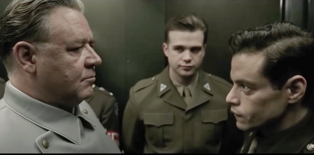 Russell Crowe e Rami Malek si sfidano nel trailer del nuovo dramma storico Norimberga