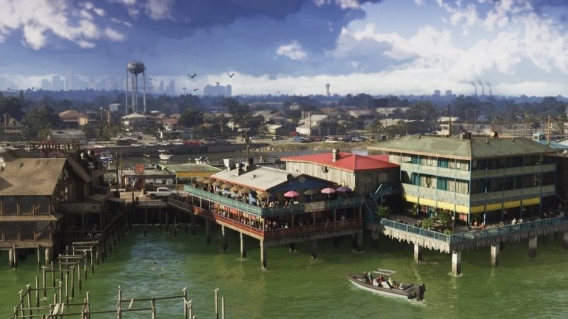 La città di Watson Bay, ispirata a Cedar Key