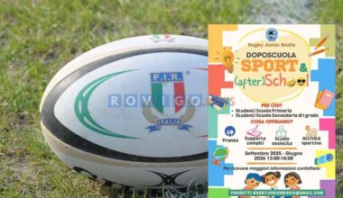 Doposcuola grazie alla proposta del Rugby Junior Badia 2.0