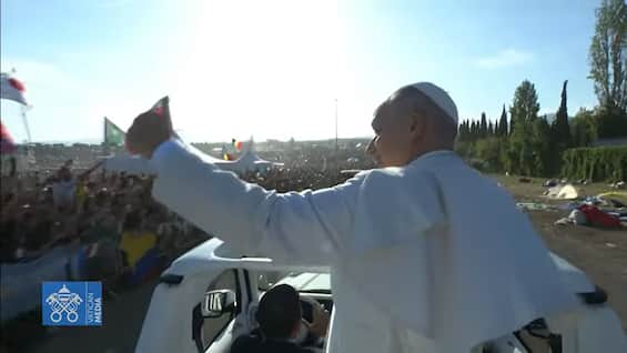 Giubileo giovani, Papa Leone XIV in di nuovo a Tor Vergata: oggi la messa. FOTO - Sky TG24